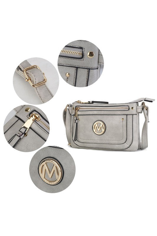 MKF Collection Elaina Crossbody Handbag by Mia K - Tigbul's Variety Fashion Shop