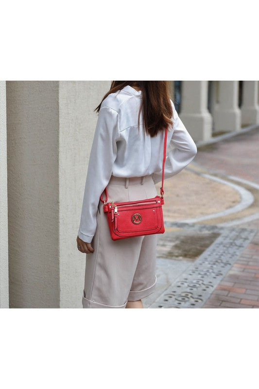MKF Collection Elaina Crossbody Handbag by Mia K - Tigbul's Variety Fashion Shop