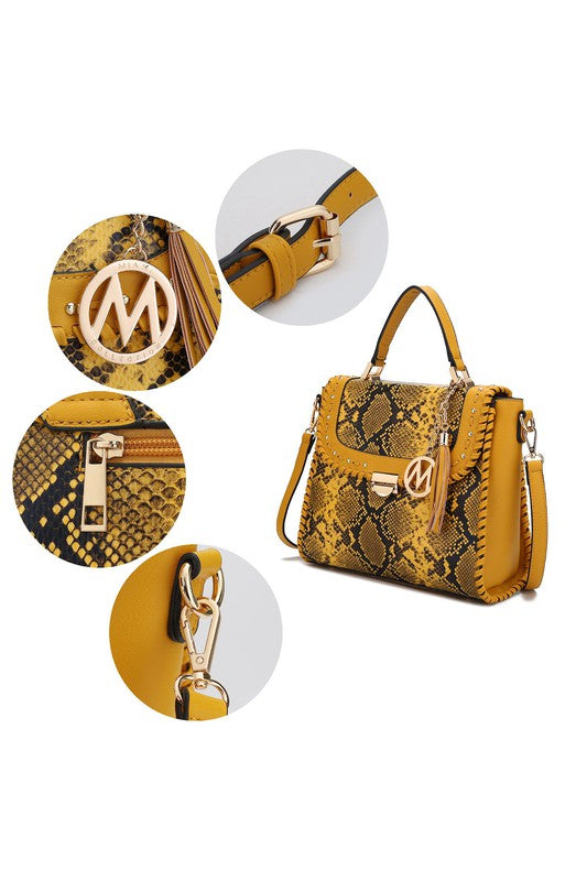 MKF Collection Lilli Satchel Handbag By Mia K - Tigbul's Variety Fashion Shop