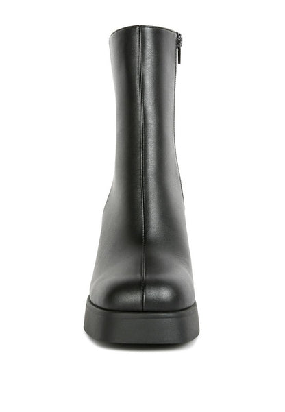 Sins Black Platform Boots - Tigbuls Variety Fashion