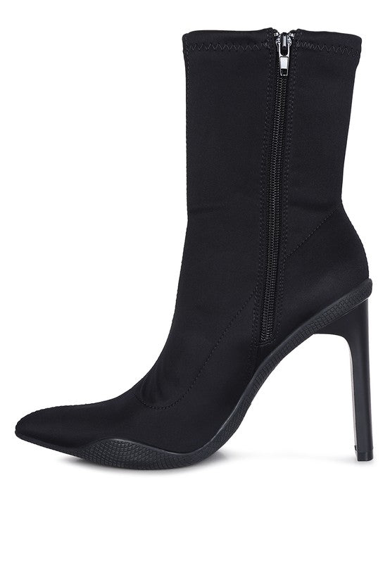 Tokens Pointed Heel Ankle Boots - Tigbuls Variety Fashion