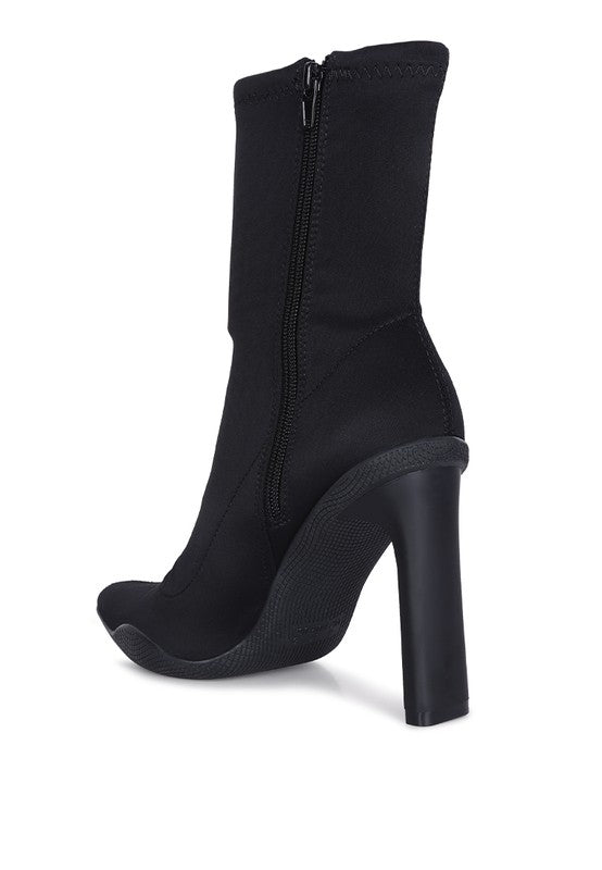 Tokens Pointed Heel Ankle Boots - Tigbuls Variety Fashion