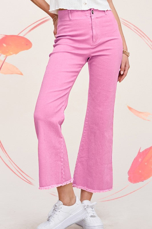 Judy Cropped Flared Pants