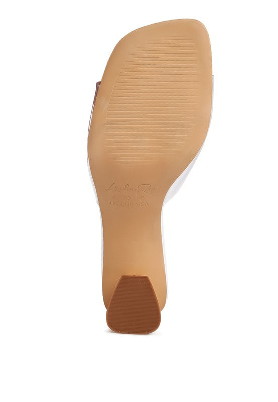 Eugnie Clear Straps Block Heel Sandals - Tigbuls Variety Fashion