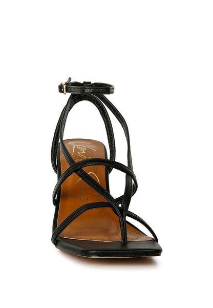Stalker Strappy Ankle Strap Sandals - Tigbuls Variety Fashion