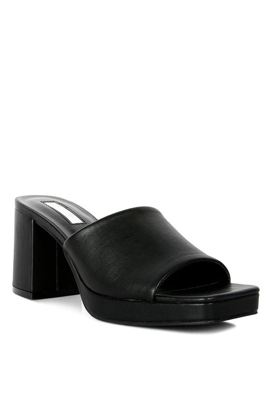 Artemisa Block Heel Slip On Sandals - Tigbuls Variety Fashion