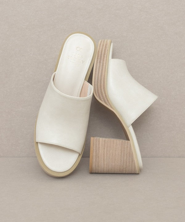 Oasis Society Camille - Platform Slide Heel - Tigbuls Variety Fashion