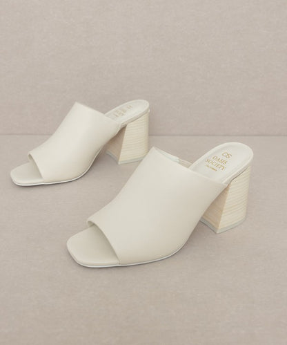 Oasis Society Kathleen - Block Heel Slides - Tigbuls Variety Fashion