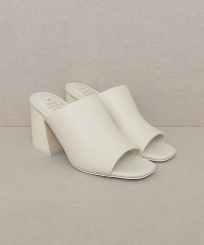 Oasis Society Kathleen - Block Heel Slides - Tigbuls Variety Fashion