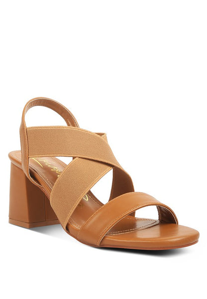 Bons Comfortable Straps Block Heel Sandals - Tigbuls Variety Fashion