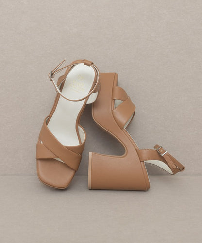 Oasis Society Norah - Chunky Platform Heel Sandals - Tigbuls Variety Fashion