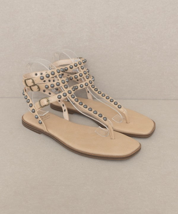 Oasis Society Oaklyn - Studded Gladiator Sandal - Tigbuls Variety Fashion