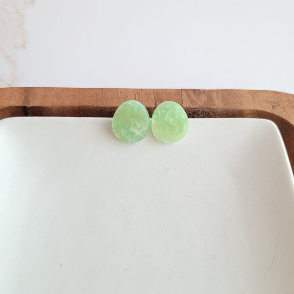 Easter Egg Studs - Pastel green - Tigbul's Variety Fashion Shop