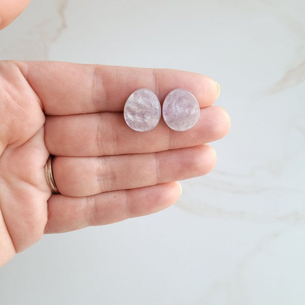Easter Egg Studs - Lavender - Tigbul's Variety Fashion Shop