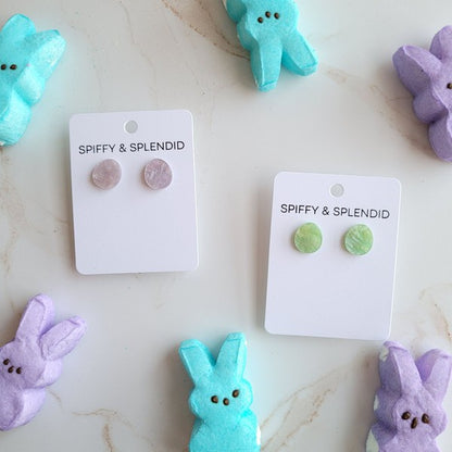 Easter Egg Studs - Lavender - Tigbul's Variety Fashion Shop