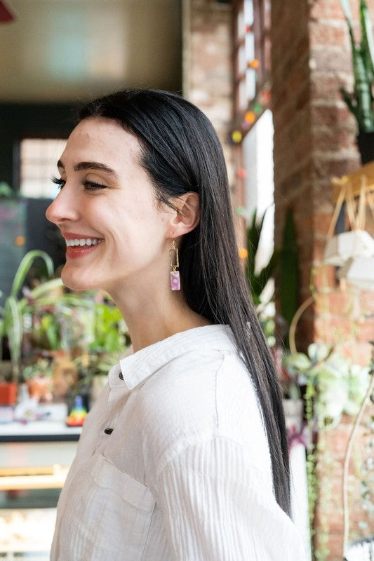 Raya Earrings - Bubblegum - Tigbul's Variety Fashion Shop