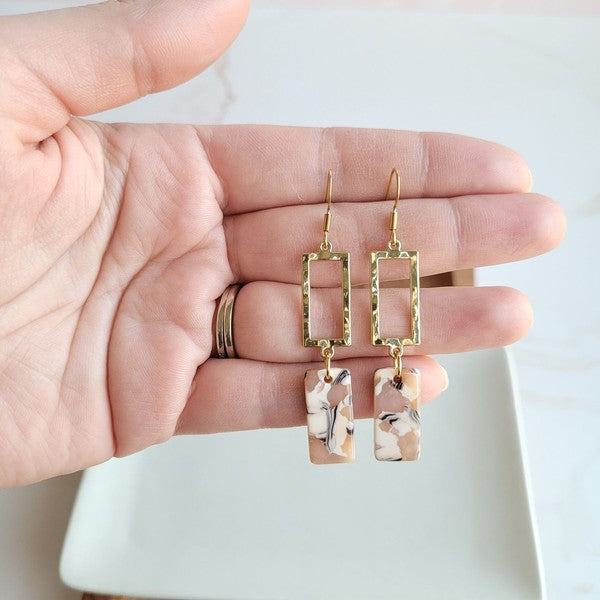 Raya Earrings - Sandstone - Tigbul's Variety Fashion Shop