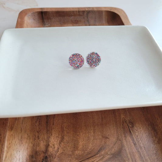 Sophie Studs - Rainbow Glitter - Tigbul's Variety Fashion Shop