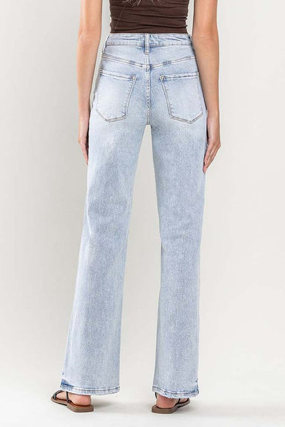 90's Vintage Super High-Rise Flare Jeans - Tigbuls Variety Fashion