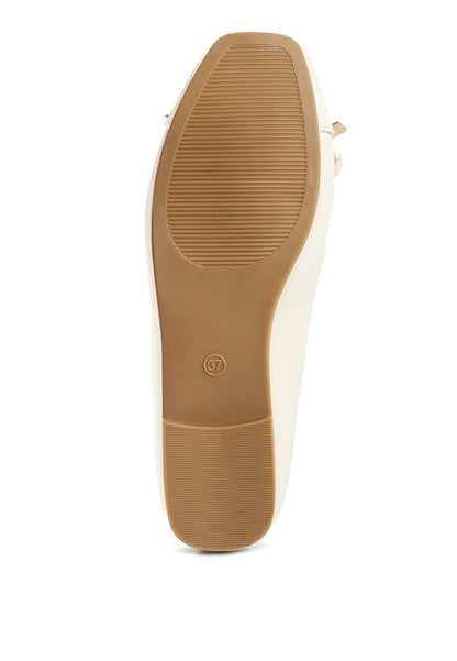 MOI Metallic Embellished Flat Ballerinas - Tigbul's Variety Fashion Shop