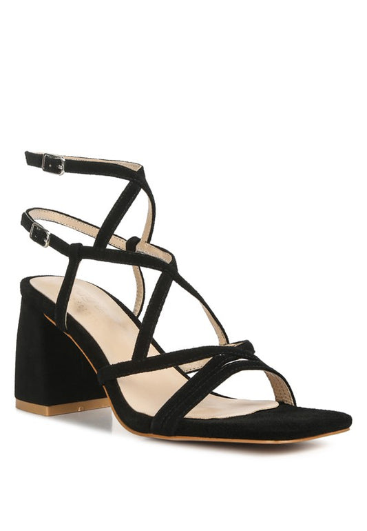 Fiorella Strappy Block Heel Sandals - Tigbuls Variety Fashion