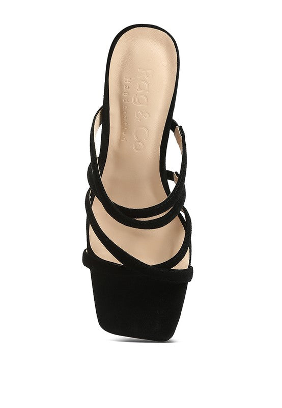 VALENTINA Strappy Casual Block Heel Sandals - Tigbuls Variety Fashion