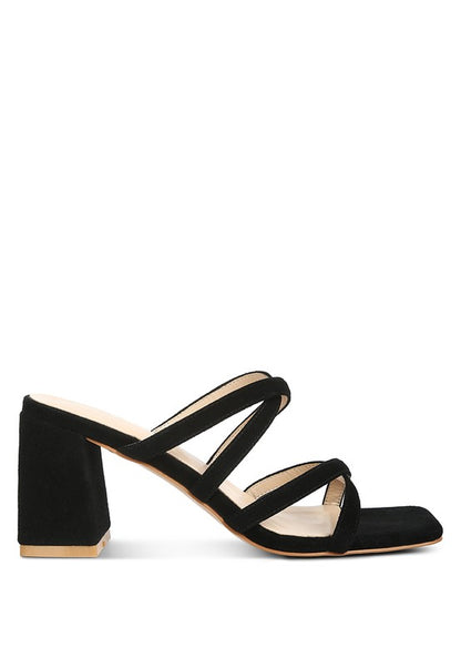 VALENTINA Strappy Casual Block Heel Sandals - Tigbuls Variety Fashion