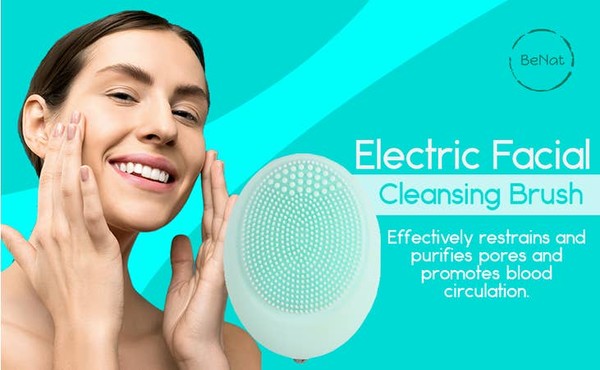 Electric Facial Cleansing Brush - Tigbuls Variety Fashion