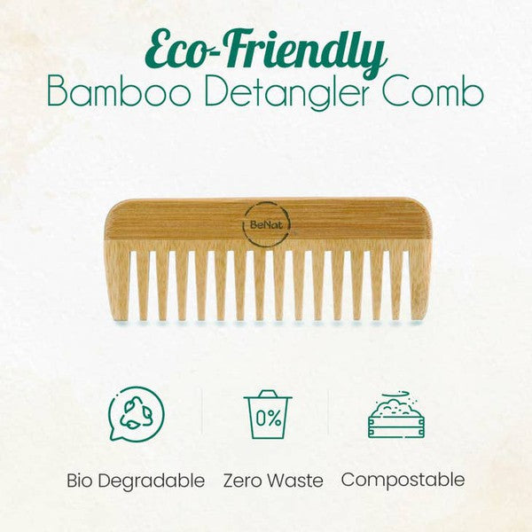 All-Natural Bamboo Comb - Tigbuls Variety Fashion