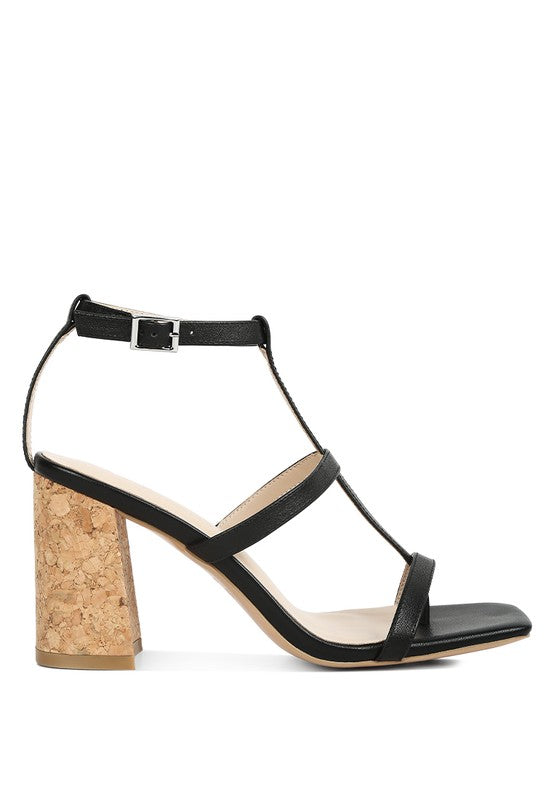 MIRABELLA Open Square Toe Block Heel Sandals - Tigbuls Variety Fashion