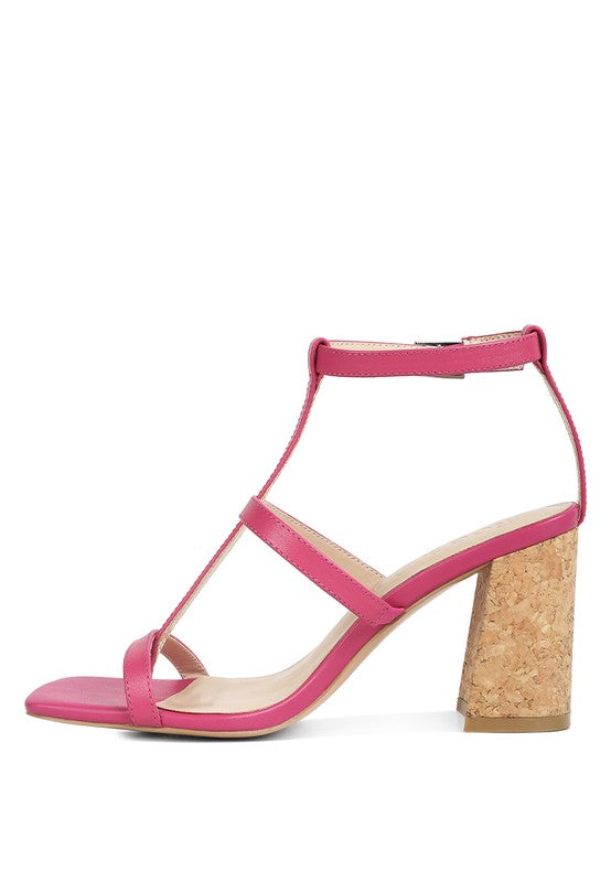 MIRABELLA Open Square Toe Block Heel Sandals - Tigbuls Variety Fashion