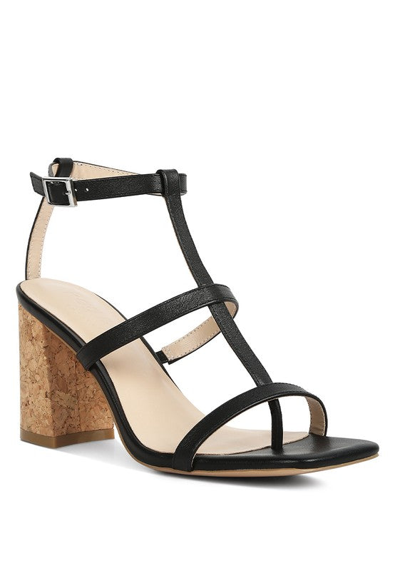 MIRABELLA Open Square Toe Block Heel Sandals - Tigbuls Variety Fashion