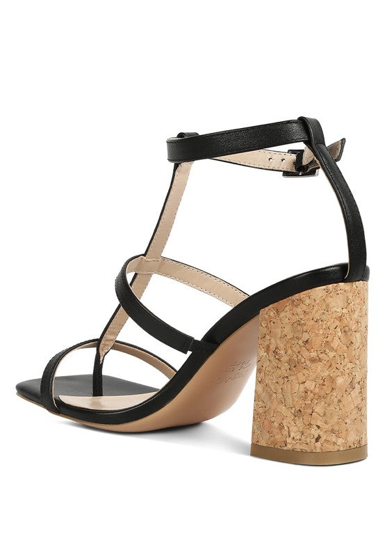 MIRABELLA Open Square Toe Block Heel Sandals - Tigbuls Variety Fashion