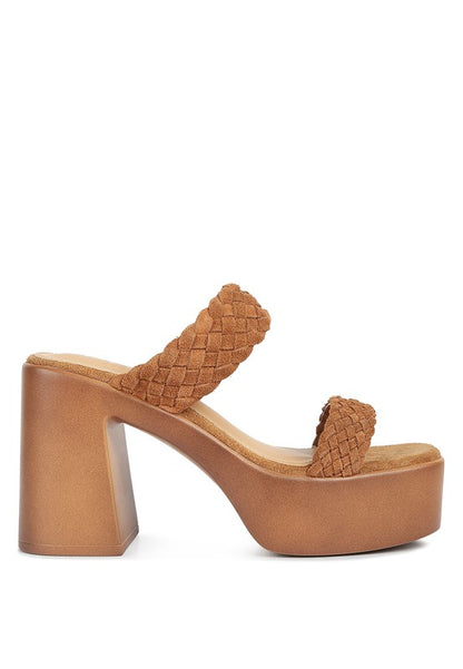 Misaki Braided Detail Chunky Sandals - Tigbuls Variety Fashion