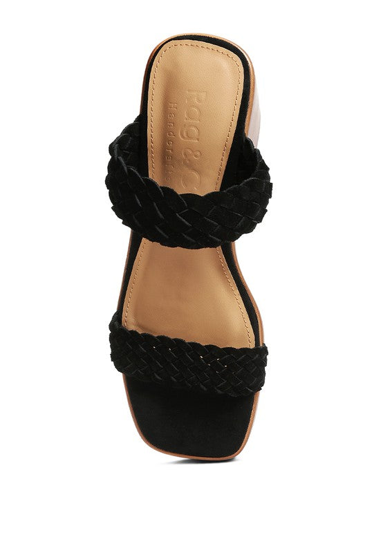 Misaki Braided Detail Chunky Sandals - Tigbuls Variety Fashion