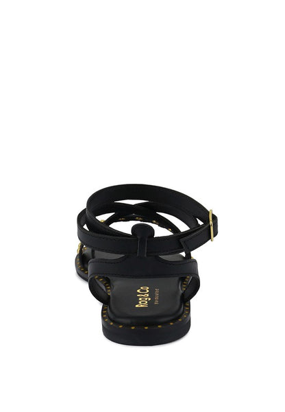 CORRIANE Studs Embellishment Strappy Sandals - Tigbul's Variety Fashion Shop