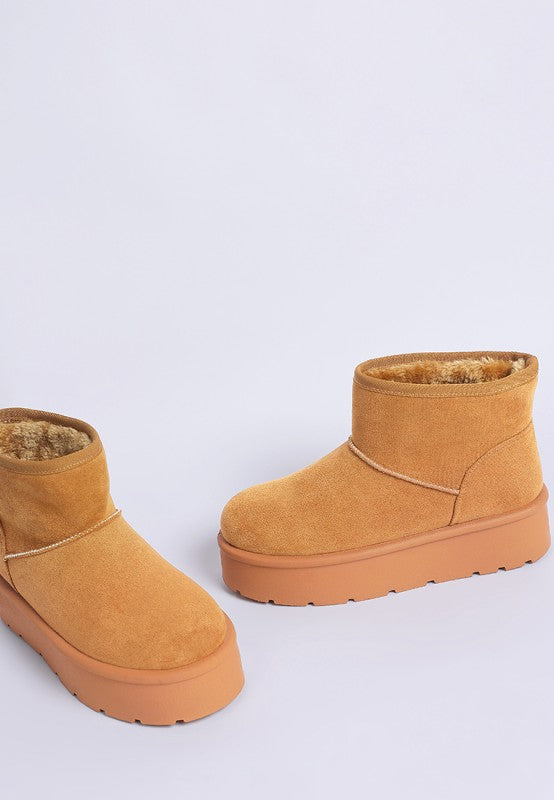 Derta Soft Microfiber Snow Boots - Tigbul's Variety Fashion Shop