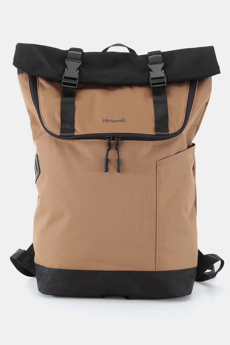 Himawari Contrast Waterproof Canvas Backpack Bag - Tigbul's Variety Fashion Shop