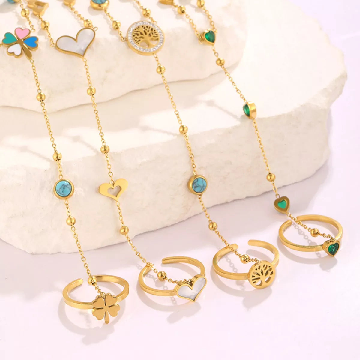 18K Gold-Plated Chain Bracelet - Tigbul's Variety Fashion Shop