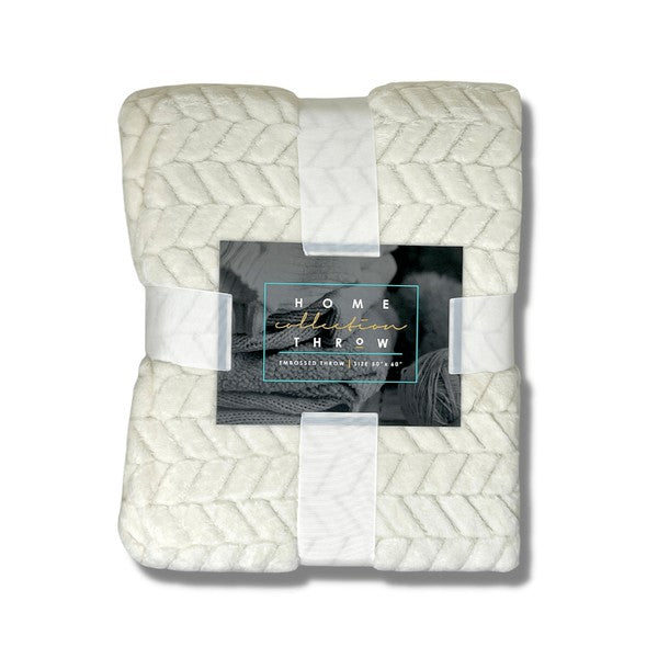 Home Collection Embossed Throw Blanket - Tigbul's Variety Fashion Shop