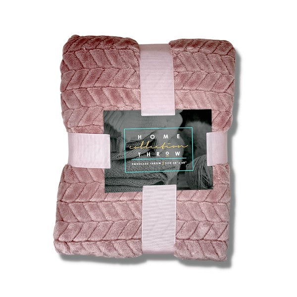 Home Collection Embossed Throw Blanket - Tigbul's Variety Fashion Shop