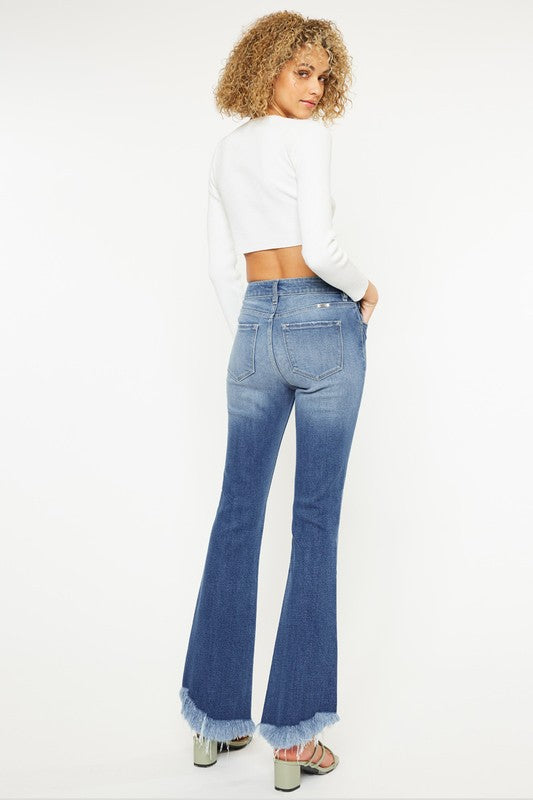 High Rise Bootcut Jeans - Tigbuls Variety Fashion