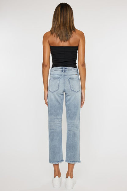 High Rise Straight Fit Jeans - Tigbuls Variety Fashion