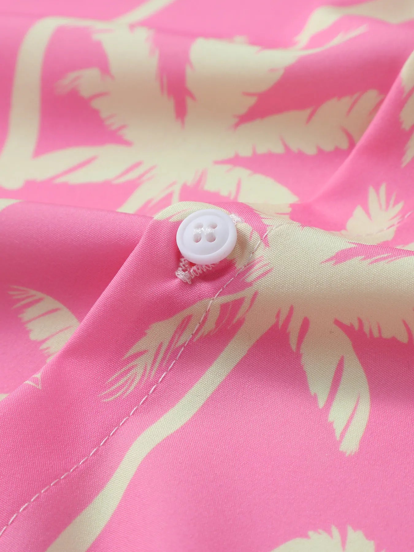 Men's Palm Tree Print Top and Shorts Summer Set - Tigbul's Variety Fashion Shop