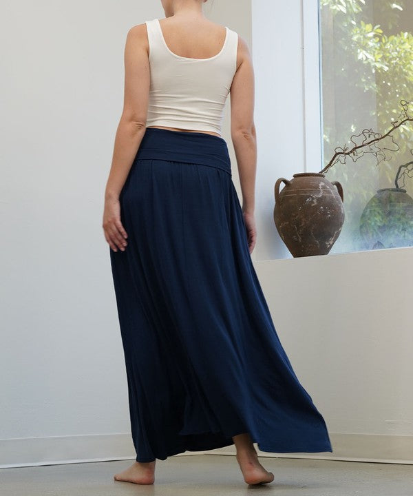 BAMBOO YOGA MAXI SKIRT - Tigbul's Variety Fashion Shop