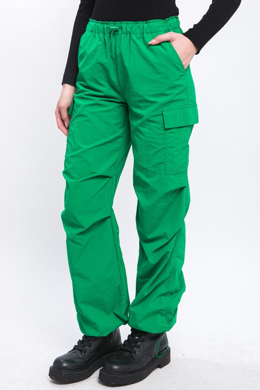 Loose Fit Parachute Cargo Pants - Tigbuls Variety Fashion