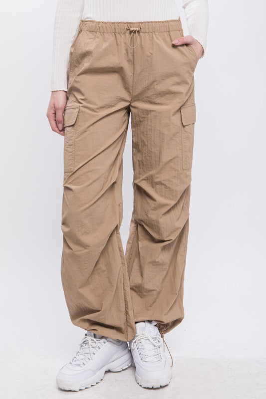 Loose Fit Parachute Cargo Pants - Tigbuls Variety Fashion