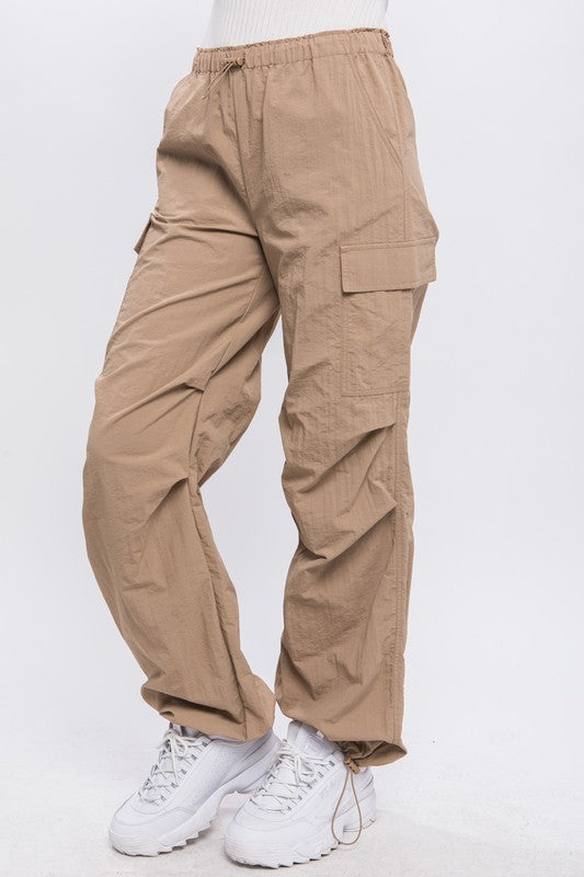 Loose Fit Parachute Cargo Pants - Tigbuls Variety Fashion