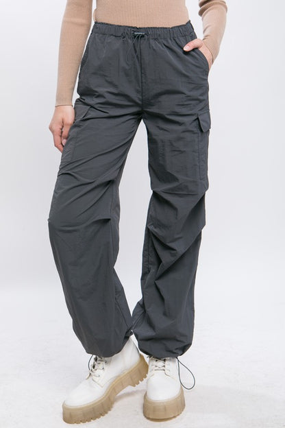 Loose Fit Parachute Cargo Pants - Tigbuls Variety Fashion