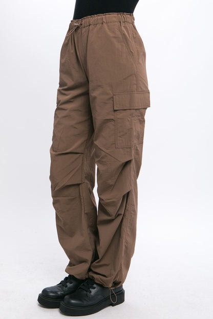 Loose Fit Parachute Cargo Pants - Tigbuls Variety Fashion